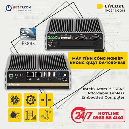 Máy tính công nghiệp Cincoze DA-1000-E45