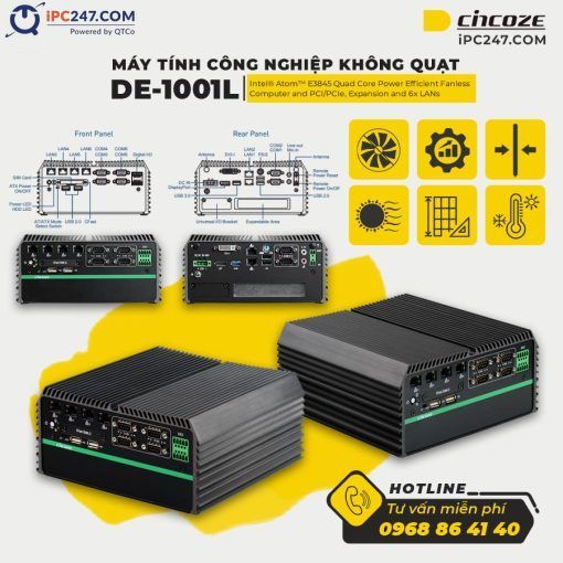 Máy tính công nghiệp Cincoze DE-1001L