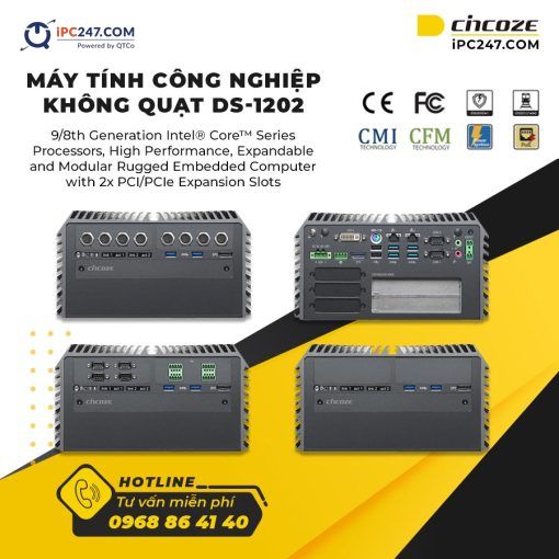 Máy tính công nghiệp Cincoze DS-1202