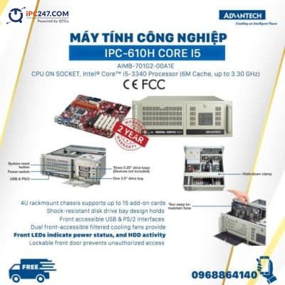 Máy tính công nghiệp IPC-610 Core i5