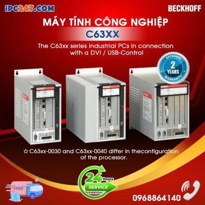Máy tính công nghiệp Beckhoff C63XX do công ty Quyết Thắng phân phối tại Việt Nam. Liên hệ chúng tôi theo Hotline 0968 86 41 40 để biết thêm chi tiết