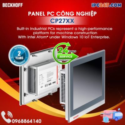 Panel PC Beckhoff-CP27xx Máy tính công nghiệp CP27xx do công ty Quyết Thắng phân phối tại Việt Nam. Liên hệ chúng tôi theo Hotline 0968 86 41 40 để biết thêm chi tiết