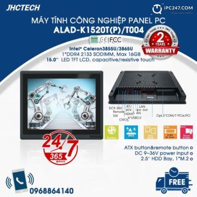 Máy tính cảm ứng công nghiệp ALAD-K1520T(P)/T004 