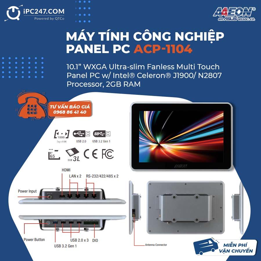 Máy tính công nghiệp Aaeon ACP-1104 may-tinh-cong-nghiep-ACP-1104