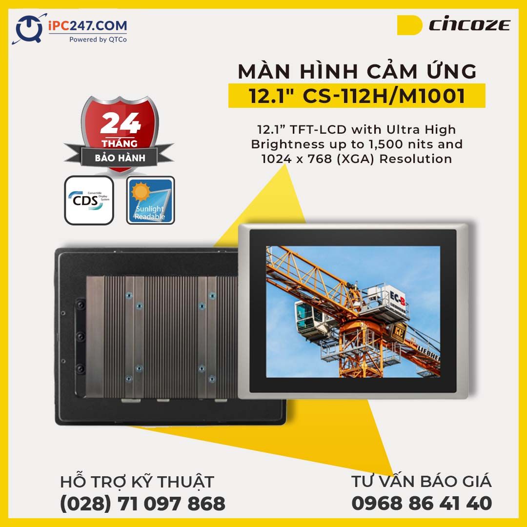 Màn hình cảm ứng Cincoze CS-112H-M1001 man-hinh-cam-ung-cincoze-CS-112H_M1001