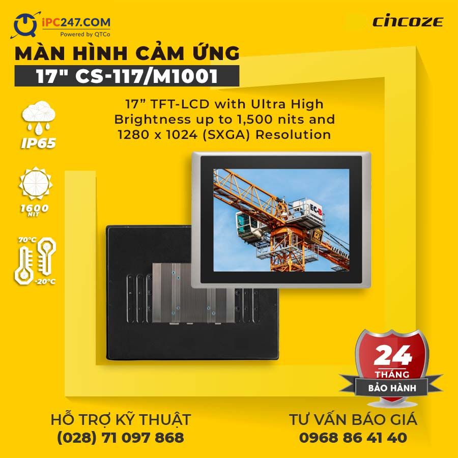 Màn hình cảm ứng Cincoze CS-117-M1001 man-hinh-cam-ung-cincoze-CS-117-M1001