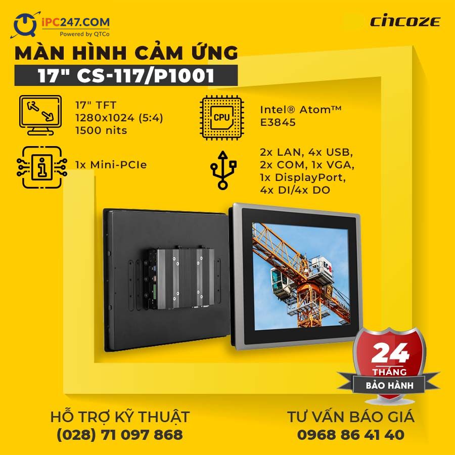 Màn hình cảm ứng Cincoze CS-117-P1001 man-hinh-cam-ung-cincoze-CS-117-P1001
