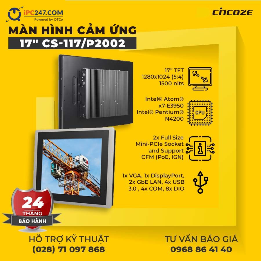 Màn hình cảm ứng Cincoze CS-117-P2002 man-hinh-cam-ung-cincoze-CS-117-P2002