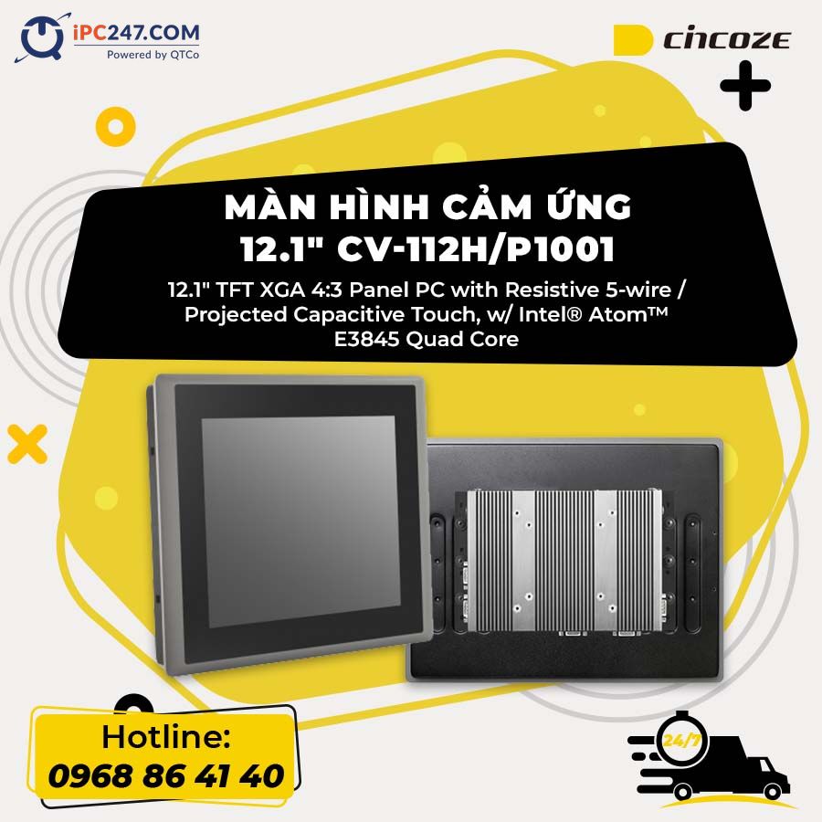 Màn hình cảm ứng Cincoze CV-112H-P1001 man-hinh-cam-ung-cincoze-CV-112H-P1001