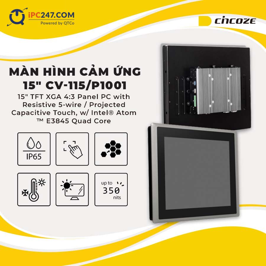 Màn hình cảm ứng Cincoze CV-115-P1001 man-hinh-cam-ung-cincoze-CV-115-P1001