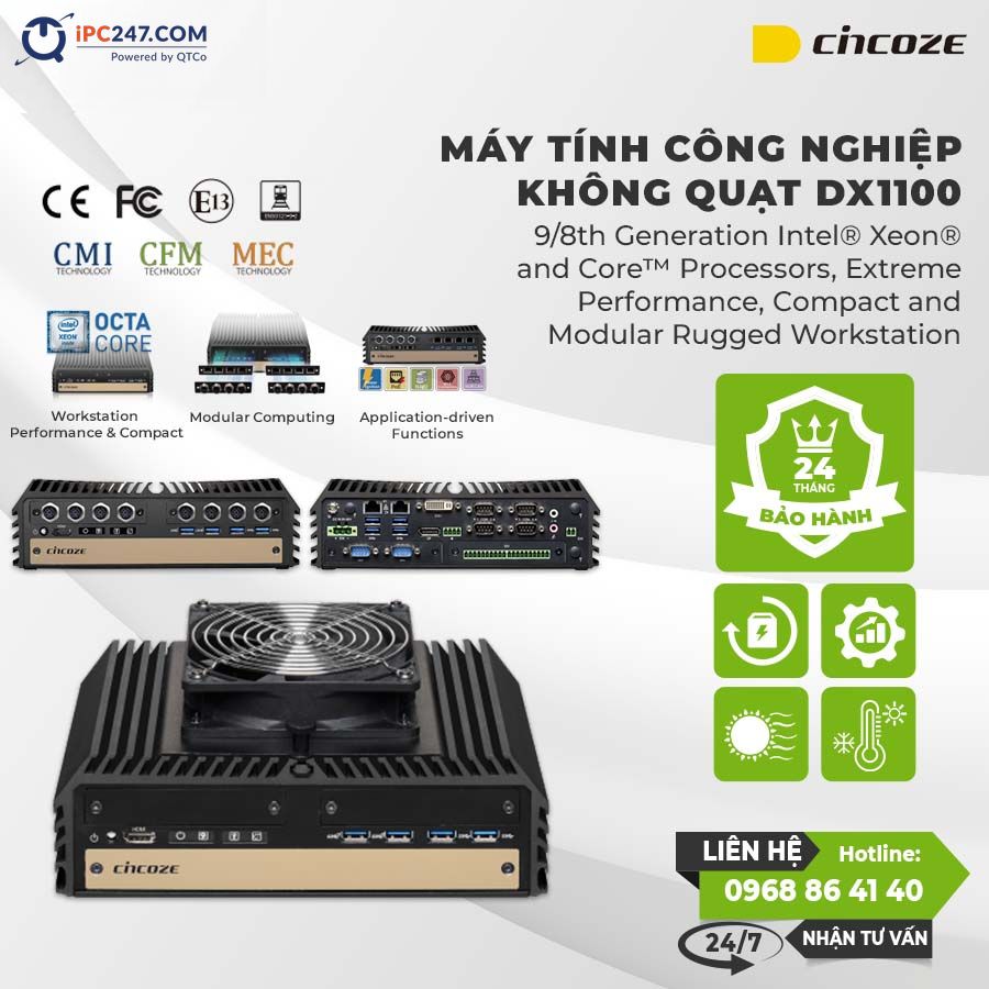 Màn hình cảm ứng Cincoze DX1100 may-tinh-khong-quat-cincoze-DX1100