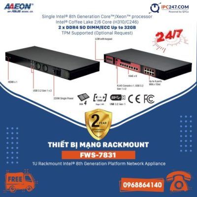 Thiết bị mạng cho máy tính để bàn FWS-7831