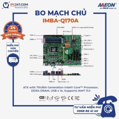 Bo mạch chủ IMBA-Q170A