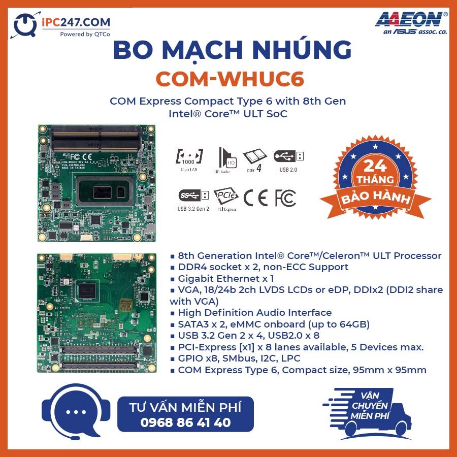Bo mạch nhúng COM-WHUC6 bo-mach-con-COM-WHUC6