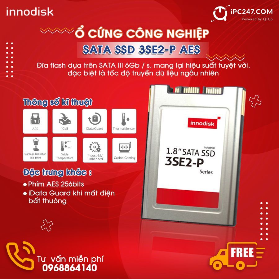 SATA SSD 3SE2-P AES do cong ty Quyet Thang phan phoi SATA SSD 3SE2-P AES