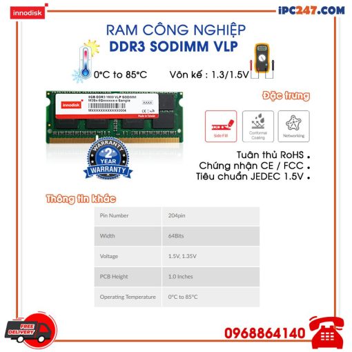DDR3 SODIMM VLP