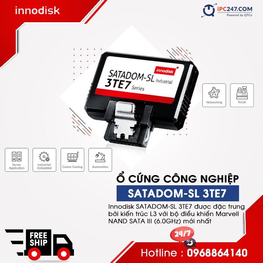 Ổ cứng công nghiệp INNODISK SATADOM-SL 3TE7 INNODISK SATADOM-SL 3TE7