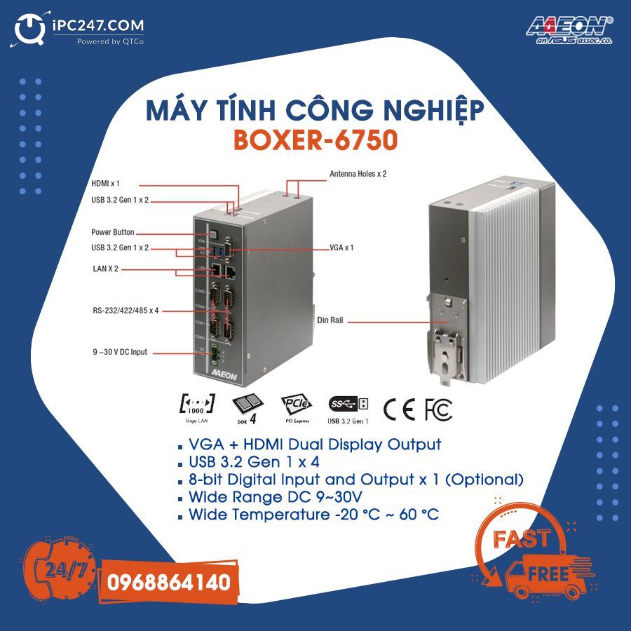 Boxer-6750 do cong ty Quyet Thang phan phoi Boxer-6750