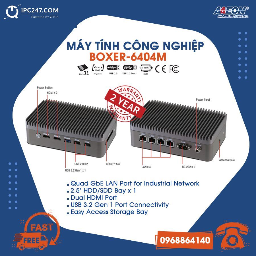 Boxer-6404M do cong ty Quyet Thang phan phoi Boxer-6404M