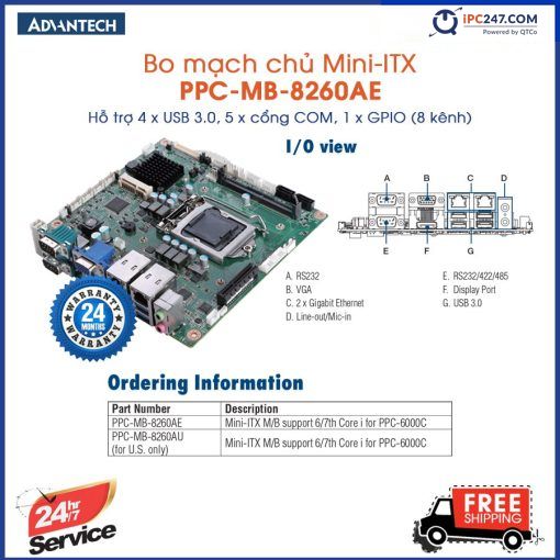 Bo mach nhung cong nghiep PPC-MB-8260AE