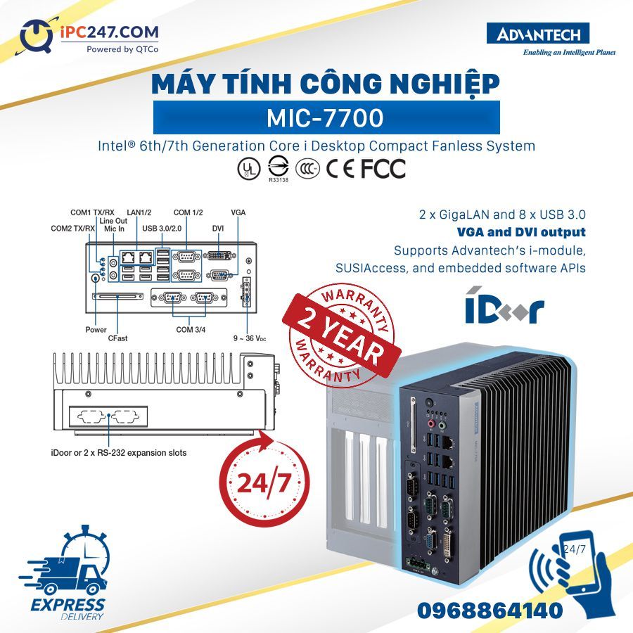 MIC-7700 do cong ty Quyet Thang phan phoi MIC-7700