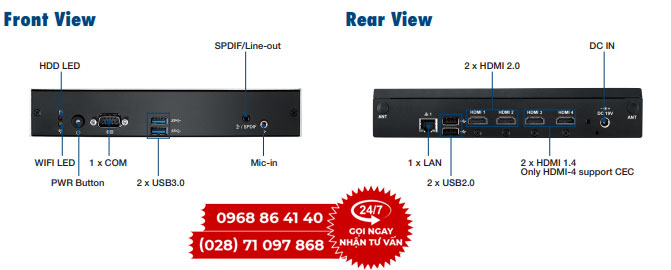 Advantech AIR-100-S61A1 detail