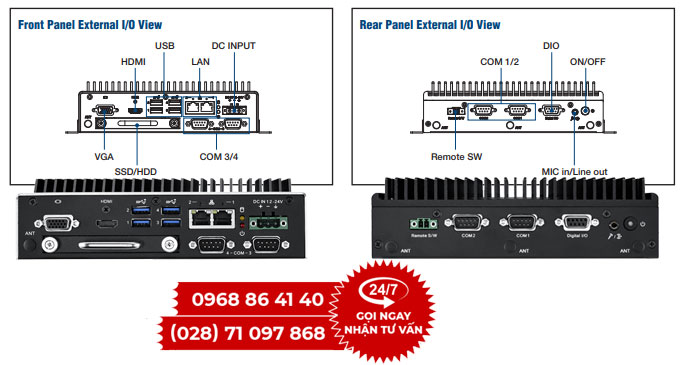 Advantech ARK-1551-S6A1