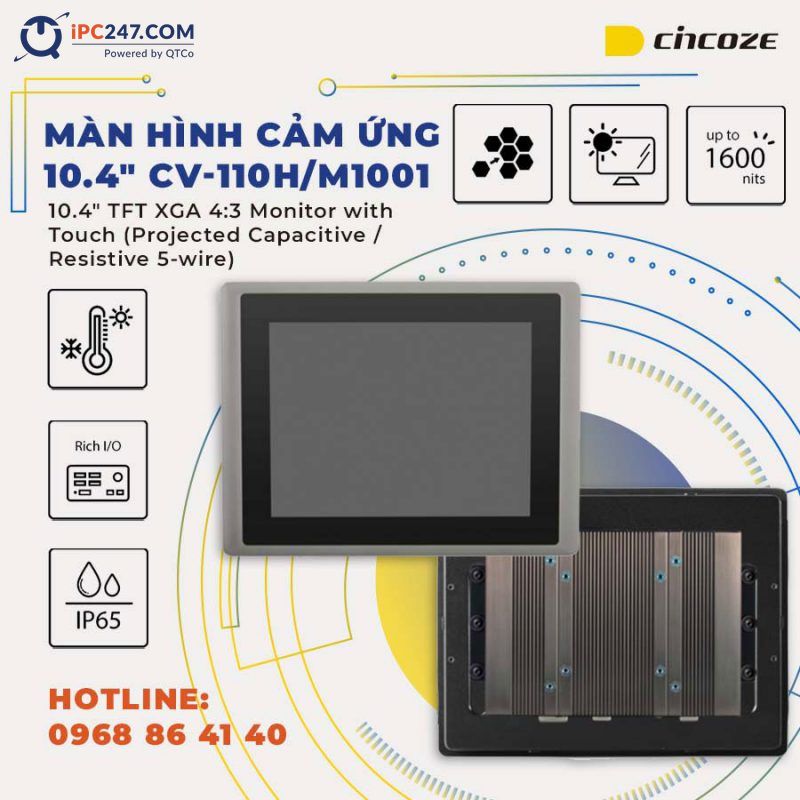 Ung dung may tinh cong nghiep Cincoze trong chế biến