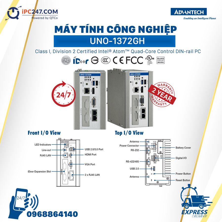 UNO-1372GH do Cong ty Quyet Thang phan phoi UNO-1372GH