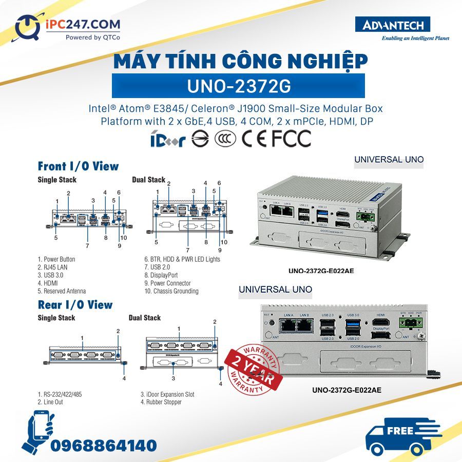 UNO-2372G do Cong ty Quyet Thang phan phoi UNO-2372G