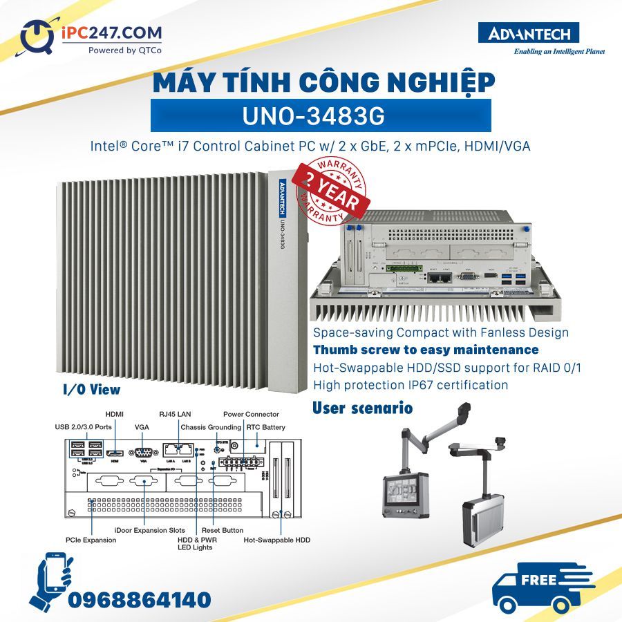 UNO-3483G do Cong ty Quyet Thang phan phoi UNO-3483G