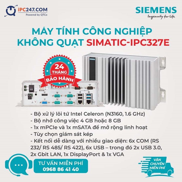maytinhcongnghiep khongquat Simatic IPC327E 1 1