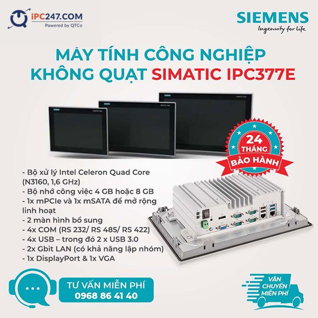 maytinhcongnghiep khongquat Simatic IPC377E 2