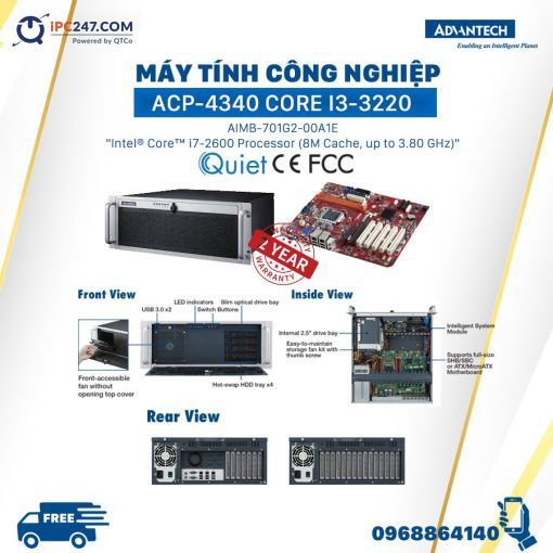 May tinh cong nghiep ACP-4340 core i3-3220