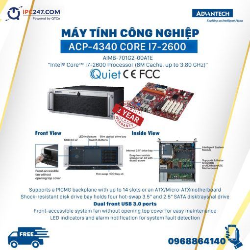 May tinh cong nghiep acp-4340 core i7-2600