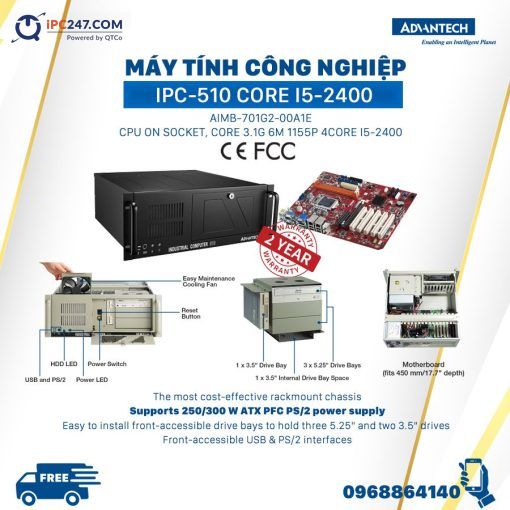 May tinh cong nghiep IPC-510 core i5-2400