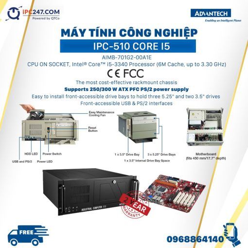 May tinh cong nghiep IPC-510 core i5