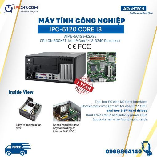 May tinh cong nghiep IPC-5120 core i3