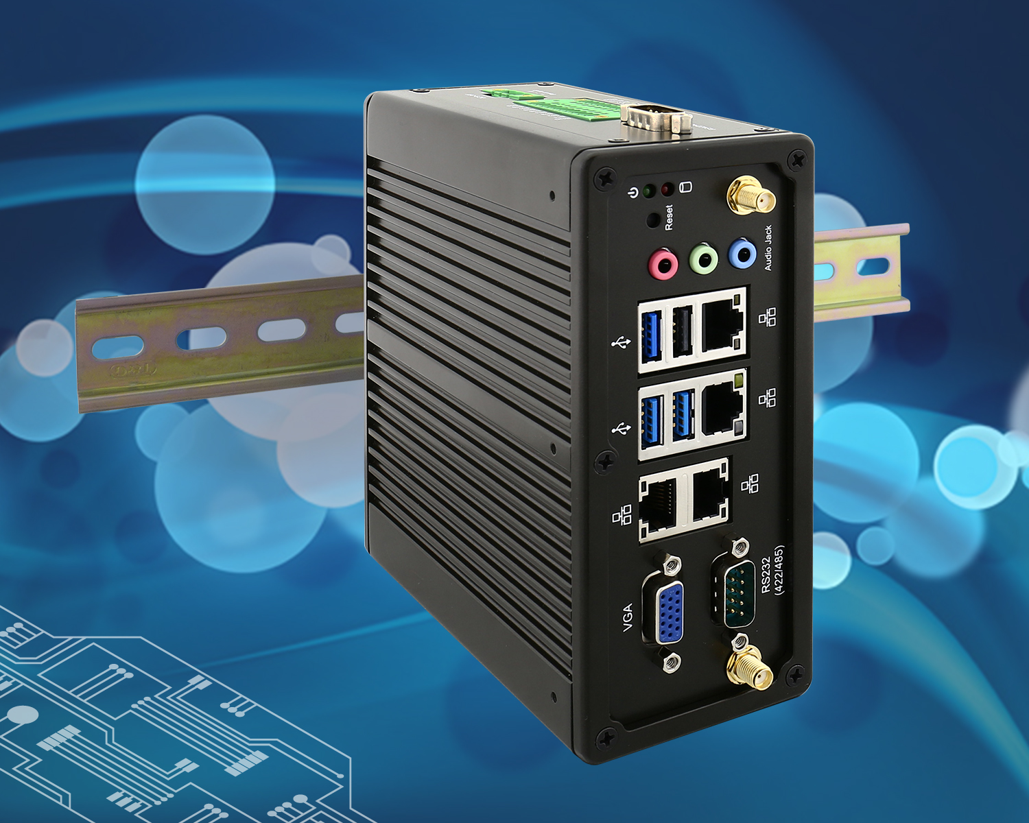 Winmate DIN Rail Box PC IBDRW100-EX-P