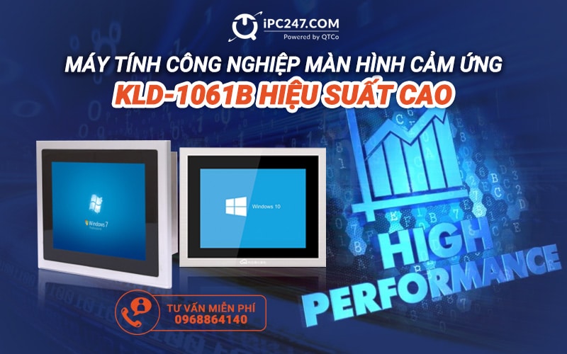 Panel PC KLD-1061B là panel số 1 cho các nhà máy chế biến thủy hải sản