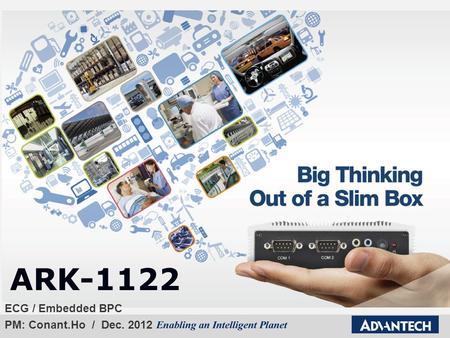 Máy tính nhúng siêu mỏng không quạt Advantech ARK-1123H mã ARK-1123H-U0A3
