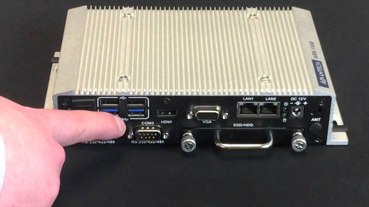 Máy tính nhúng không quạt Advantech ARK-1550-S6A1E Advantech ARK 1550