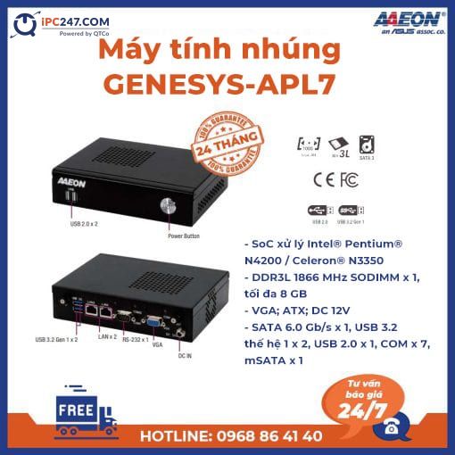 Máy tính nhúng GENESYS-APL7