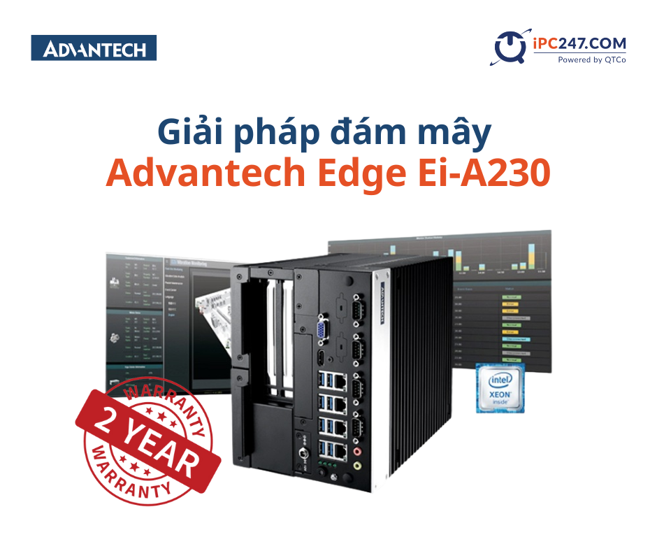 Sức mạnh tính toán cao của Ei-A230 có thể hỗ trợ quản lý hiệu quả nhiều loại thiết bị và cảm biến khác nhau