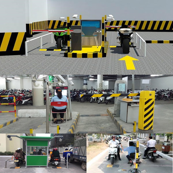 Máy tính công nghiệp ứng dụng trong bãi giữ xe thông minh Hệ thống máy tính công nghiệp hỗ trợ tính năng nhận diện khuôn mặt và biển số xe, giúp đảm bảo tính an toàn tuyệt đối cho các bãi xe thông minh