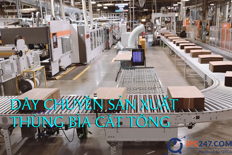 dây chuyền sản xuất bìa carton