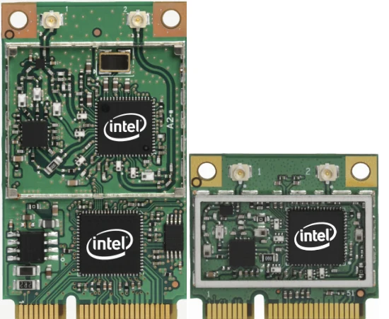 Card Intel WiFi Link 5100 bản PCIe Mini Card và Half Mini Card