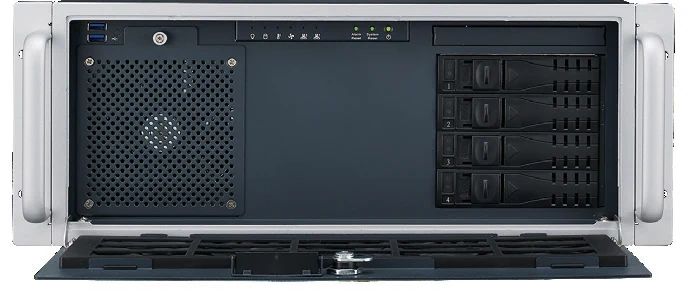 Advantech ACP-4340 khi mở cửa trước