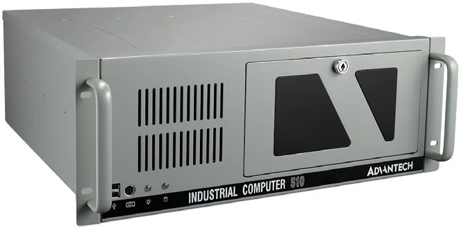 Advantech IPC-510 bản màu bạc nhìn nghiêng