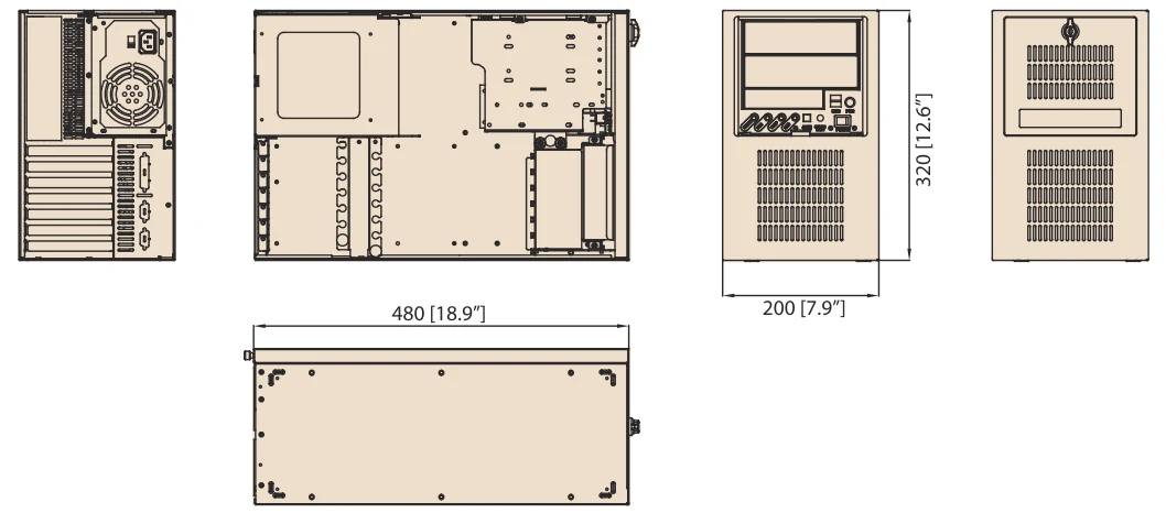Bản vẽ kích thước IPC-7220 (mm)